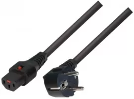 Photo de Cable d'alimentation 3m avec vérouillage (Noir)