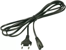 Photo de Cable d'Alimentation Bipolaire 5m (Noir)