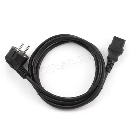 Photo de Cable d'alimentation C13 Gembird 1,8m (Noir)