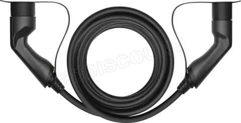 Photo de Câble de recharge Type 2 pour Voiture électrique Deltaco e-Charge EV-3207 32A Triphasé 7m (Noir)