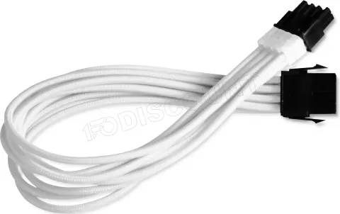 Photo de Câble d'extension (Rallonge) Xigmatek iCable CPU - 1x EPS 12V 8 pins (Blanc)