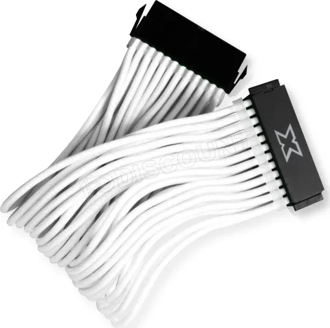 Photo de Câble d'extension (Rallonge) Xigmatek iCable MB - 1x 24 pins (Blanc)