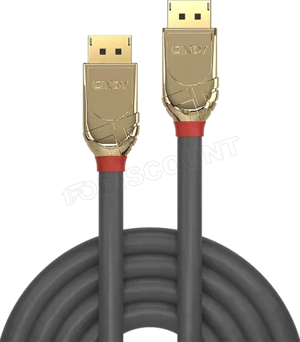 Photo de Câble DisplayPort 1.2 Lindy 10m M/M (Gris)