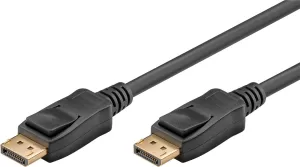 Photo de Câble DisplayPort 1.4 Goobay 2m M/M (Noir)