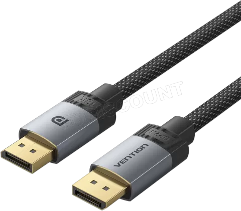 Photo de Cable DisplayPort 2.1 Vention M/M 2m (Gris)