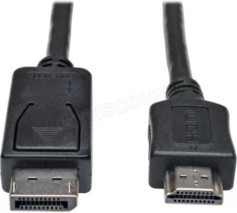 Photo de Câble DisplayPort Eaton Tripp Lite vers HDMI 0,9m M/M (Noir)