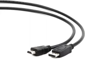 Photo de Cable DisplayPort Male vers HDMI Male 1m (Noir)