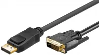 Photo de Câble DisplayPort vers DVI-D Goobay 2m M/M (Noir)