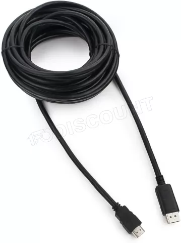 Photo de Câble DisplayPort vers HDMI Gembird 10m M/M (Noir)