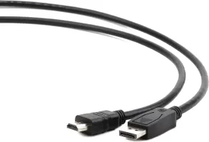 Photo de Câble DisplayPort vers HDMI Gembird 10m M/M (Noir)