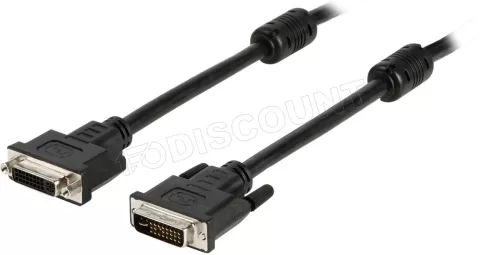 Photo de Cable DVI-I M/F 2m [24+5 pins] (rallonge)