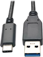 Photo de Cable Eaton Tripp Lite USB 3.1 type C - A M/M 0,9m (Noir)