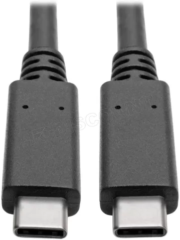 Photo de Cable Eaton Tripp Lite USB 3.2 type C M/M 0,9m 100W (Noir)