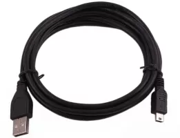 Photo de Cable Gembird USB vers mini USB (5 pins) 1,8m (Noir)