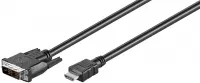Photo de Cable Goobay DVI-D vers HDMI 2m M/M (Noir)
