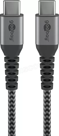 Photo de Cable Goobay USB 2.0 Type C MM 50cm (Noir)