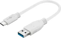Photo de Cable Goobay USB 3.0 type A - C M/M 20cm (Blanc)