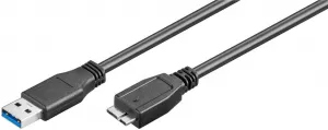 Photo de Cable Goobay USB 3.0 vers Micro USB 0,50m (Noir)