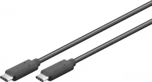 Photo de Cable Goobay USB 3.1 Type C 1m MM (Noir)