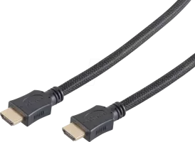 Photo de Cable HDMI 1.4 Shiverpeaks M/M 2m (Noir)