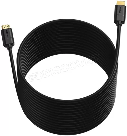 Photo de Cable HDMI 2.0 Baseus 5m M/M (Noir)