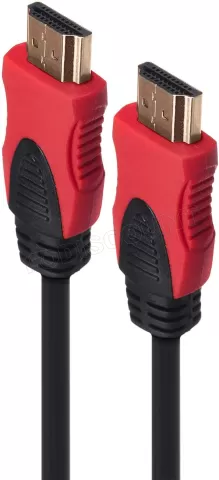 Cable HDMI 2.0 Maclean 1,8m M/M (Noir/Rouge) à prix bas
