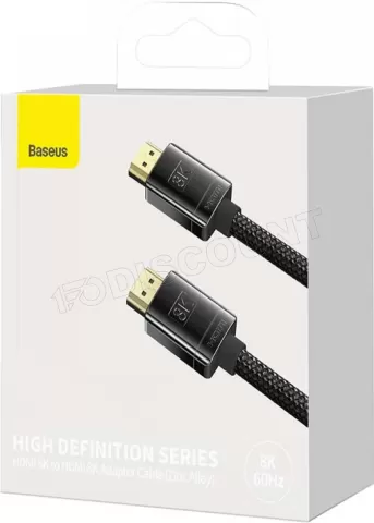 Photo de Câble HDMI 2.1 Baseus High Definition Series 2m M/M (Noir)