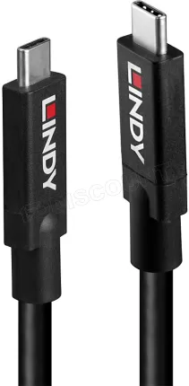 Photo de Cable Lindy USB 3.2 vers Type C M/M 10 GB/s 3m (Gris)