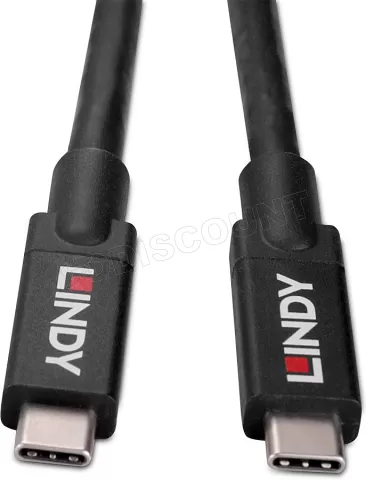 Photo de Cable Lindy USB 3.2 vers Type C M/M 10 GB/s 3m (Gris)