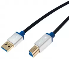 Photo de Cable LogiLink USB 3.0 Type A - B 1,5m MM