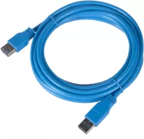 Photo de Cable Maclean USB 3.0 Type A 3m MF (Bleu)