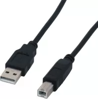 Photo de Cable MCL Samar USB 2.0 type AB M/M 1,80m (Noir)
