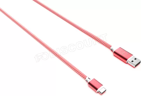 Photo de Cable Mobility Lab LED USB 2.0 type A - type C M/M 1m (Rouge)
