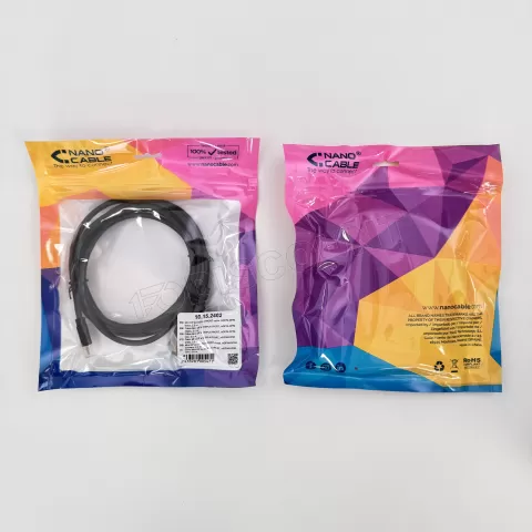 Photo de Cable Nanocable Mini DisplayPort vers DisplayPort M/M 2m (Noir)