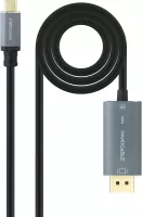 Photo de Cable Nanocable USB-C vers HDMI M/M 2m (Noir)