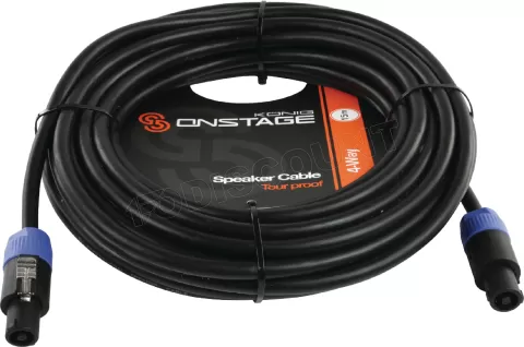 Photo de Câble pour Enceinte - Speakon 4x Konig 1,5mm² 15m (Noir)