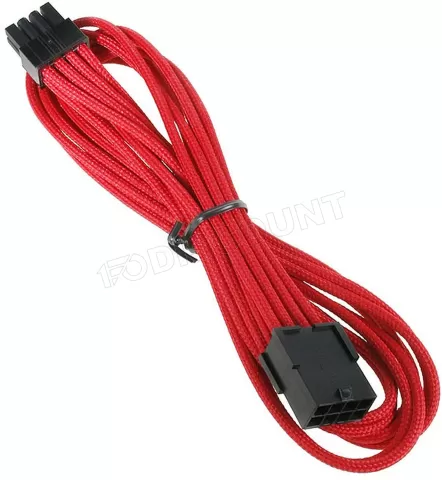 Photo de Cable rallonge d'alimentation Bitfenix Alchemy PCI-E 6+2 pins 45cm (Rouge)