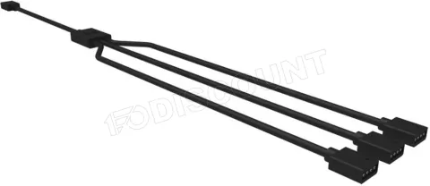 Photo de Câble répartiteur RGB Cooler Master 1-To-3 Splitter pour 3 ventilateurs 58cm (Noir)