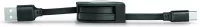 Photo de Câble rétractable Tiemme Twister USB type A - C M/M 18W 1m (Noir)