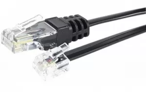 Photo de Cable RJ11 -> RJ45 - 10m (Noir)