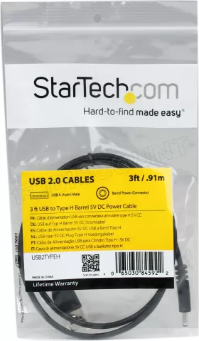Photo de Cable Startech USB vers alimentation 5V 90cm (3,4 ext, 1,3 int)