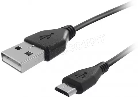 Photo de Cable Trust USB 2.0 type A - Micro B M/M 1m (Noir)