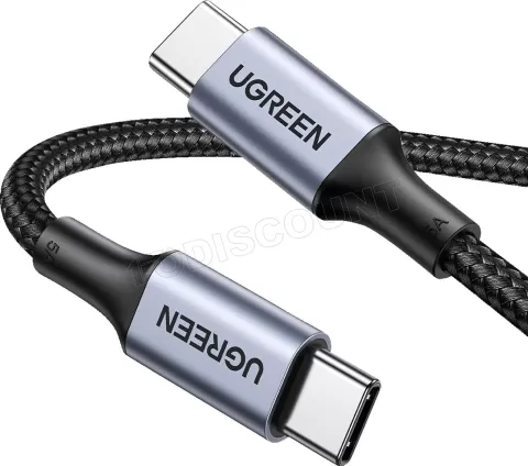 Photo de Cable Ugreen USB-C M/M 100W 1m (Noir)