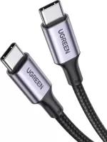 Photo de Cable uGreen USB Type C M/M 100W 2m (Noir/Gris)