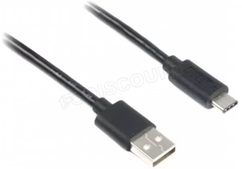 Photo de Cable USB 2.0 Gembird type A - type-C M/M 1m (Noir)