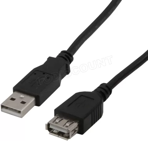 Photo de Cable USB 2.0 MCL Samar 3m M/F (rallonge)