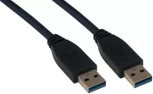 Photo de Cable USB 3.0 MCL-Samar type AA M/M 2m (Noir)