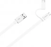 Photo de Cable USB vers micro USB Huawei 1,5m (avec adaptateur Type C)