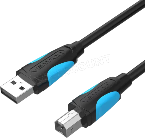 Photo de Cable Vention USB 2.0 A/B M/M 1m (Noir)