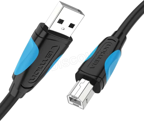 Photo de Cable Vention USB 2.0 A/B M/M 1m (Noir)